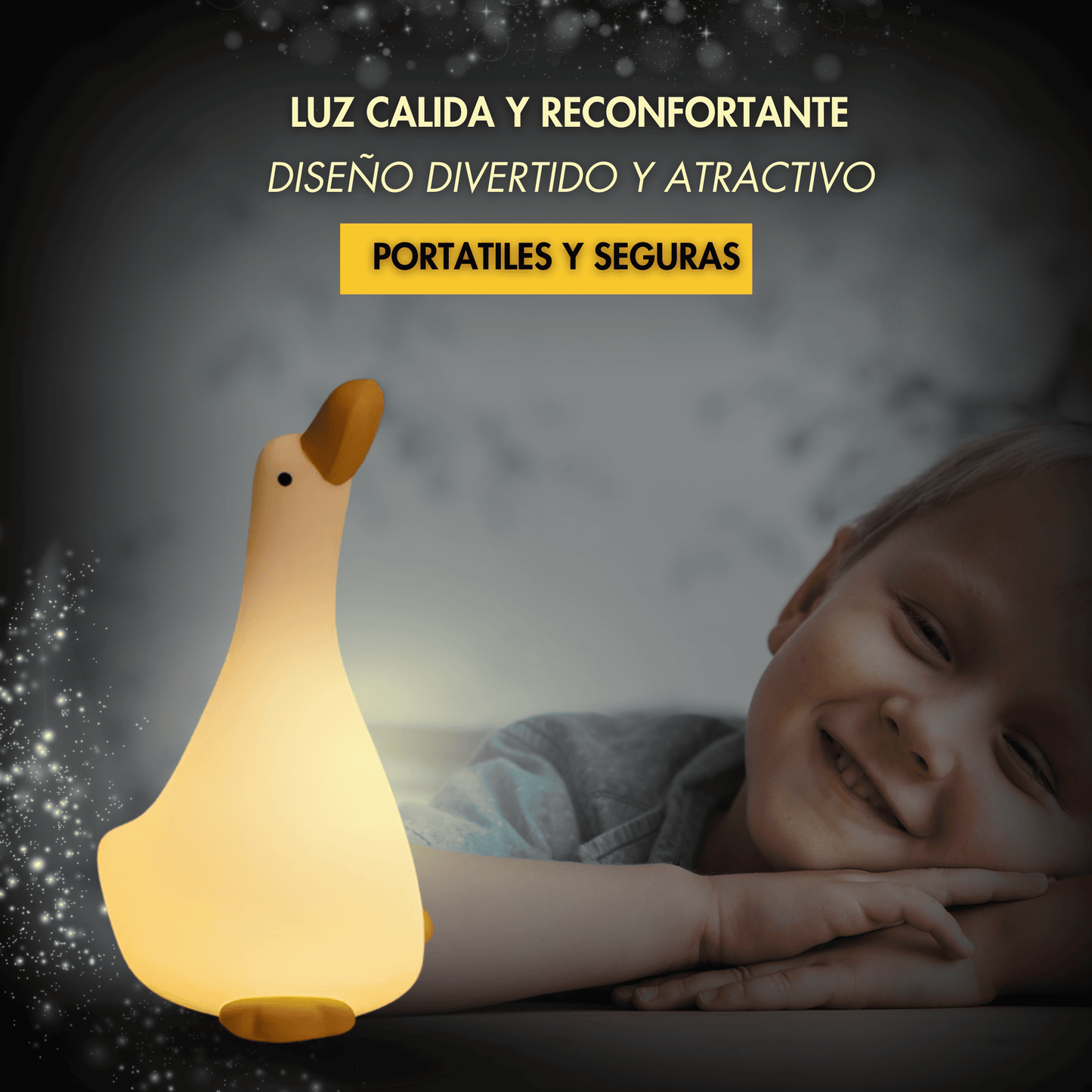 Gansito Tierno – Luz de Noche LED + Regalo sorpresa