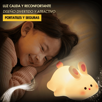Luz Conejín – Lamparita de Conejo Dulce y Suave